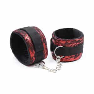 Ohmama Fetish - Velvet Handcuffs With Nylon Tape