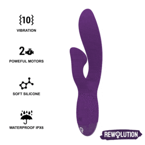 Rewolution Rewofun Flexible Vibrator With Rabbit