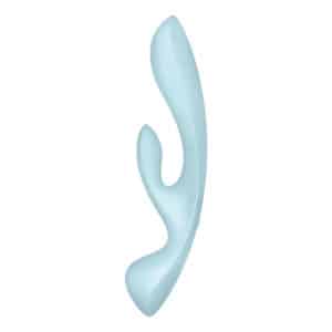 Satisfyer Triple Oh Hybrid Vibration - Bleu